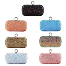 Модная женская блестящая сумка-клатч со стразами, блестящая вечерняя сумочка для невесты, вечерние сумочки