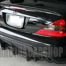 Реальные углеродного волокна AMG Тип багажник спойлер, пригодный для BENZ R230 SL350 SL500 SL550 SL600 SL55 SL63 SL65 2003-2011 M002