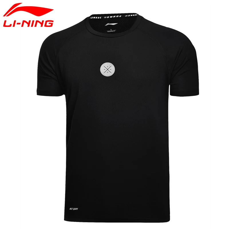 

Li-Ning Men's Wade Quick Dry T-Shirt 100% Polyester Comfort Basketball Short Tee ATSM213 MTS2344