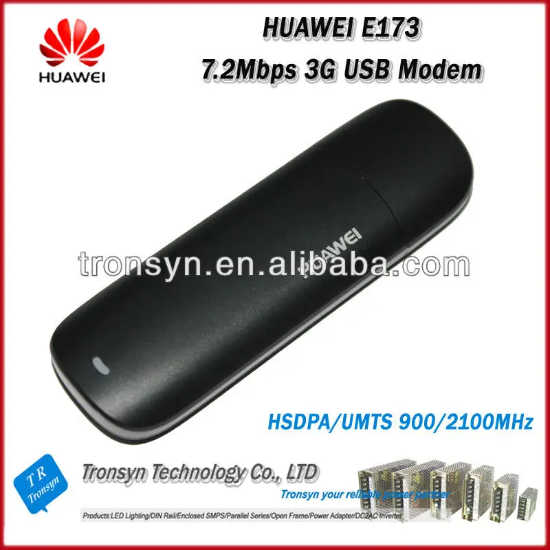 Novo original desbloqueado hsdpa 7.2 mbps huawei e173 3g usb modem e modem 3g usb dongle com slot para cartão sim