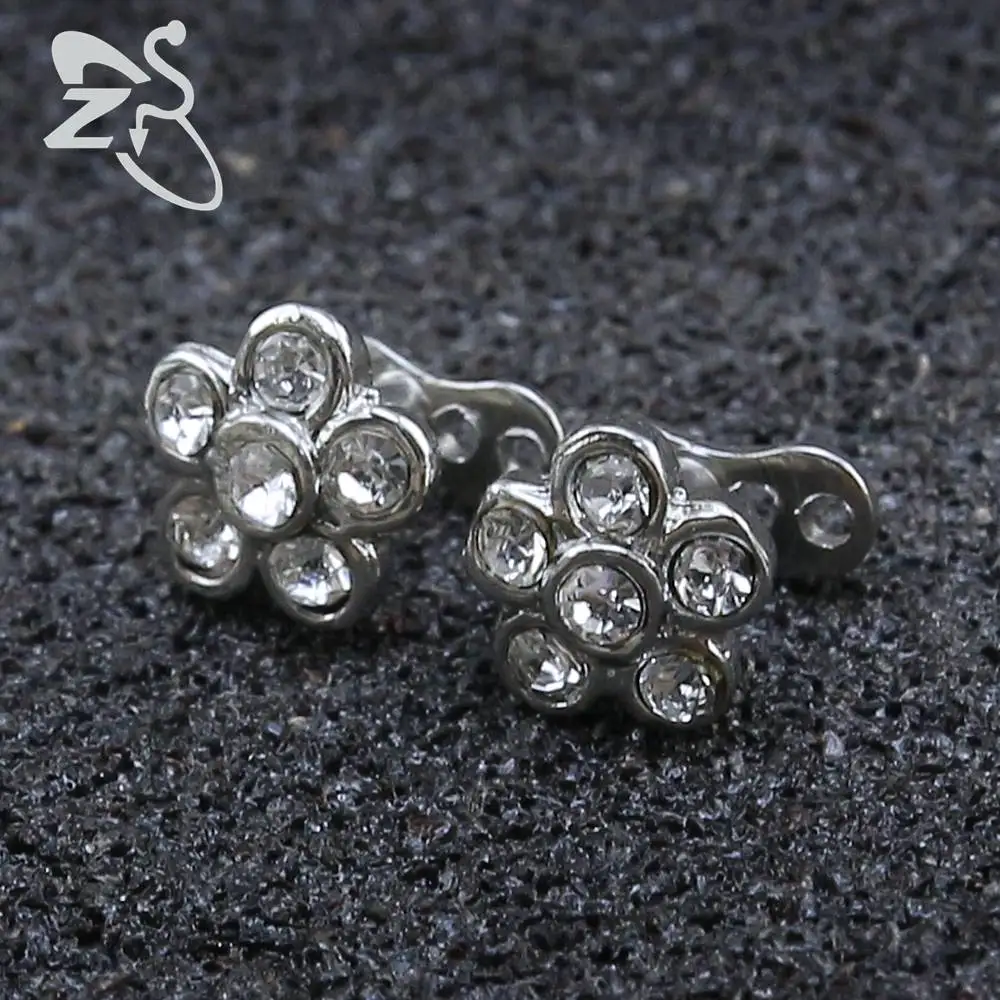 Buy Crystal Flower Zircon Skin Diver Dermal Anchor