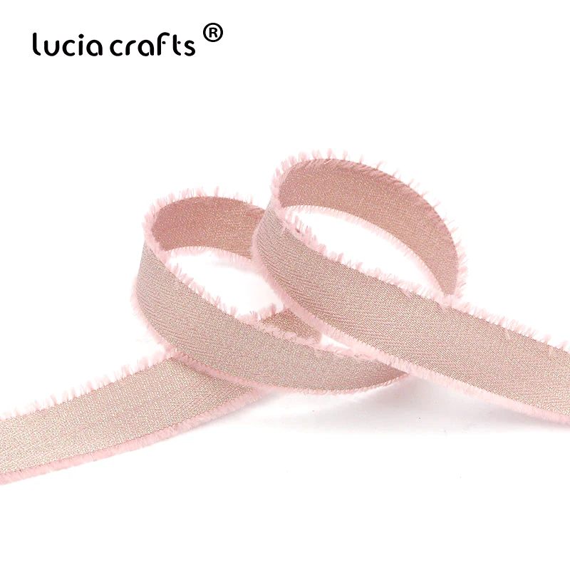 5Yards/6Yards 25mm Grosgrain Ribbons Fringe Tassel Trim Lace Fabric DIY Sewing Hair Bow Gift Wrapping Decorartions S0407 - Цвет: Color3  5y