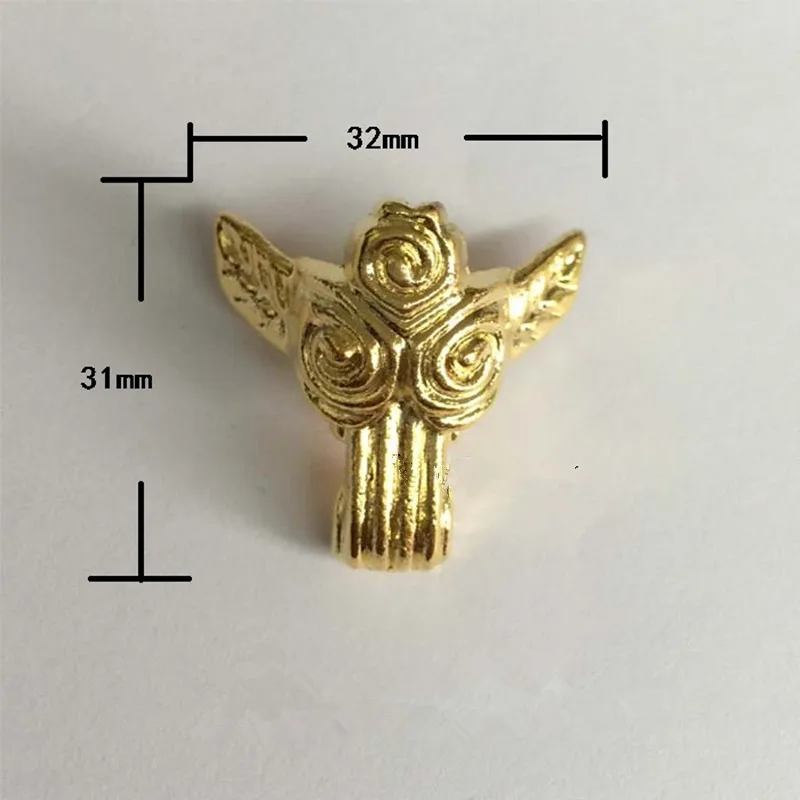 

Zinc Alloy Beast Foot,Decoration Legs,Rose Flower Leg,Vintage Wooden Box,Cabinet Corner,Gold Plated Color,31*32mm