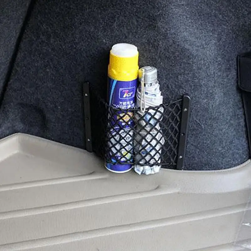 Universal Car Trunk Storage Bag Fire Extinguisher Net Bottle Luggage Holder