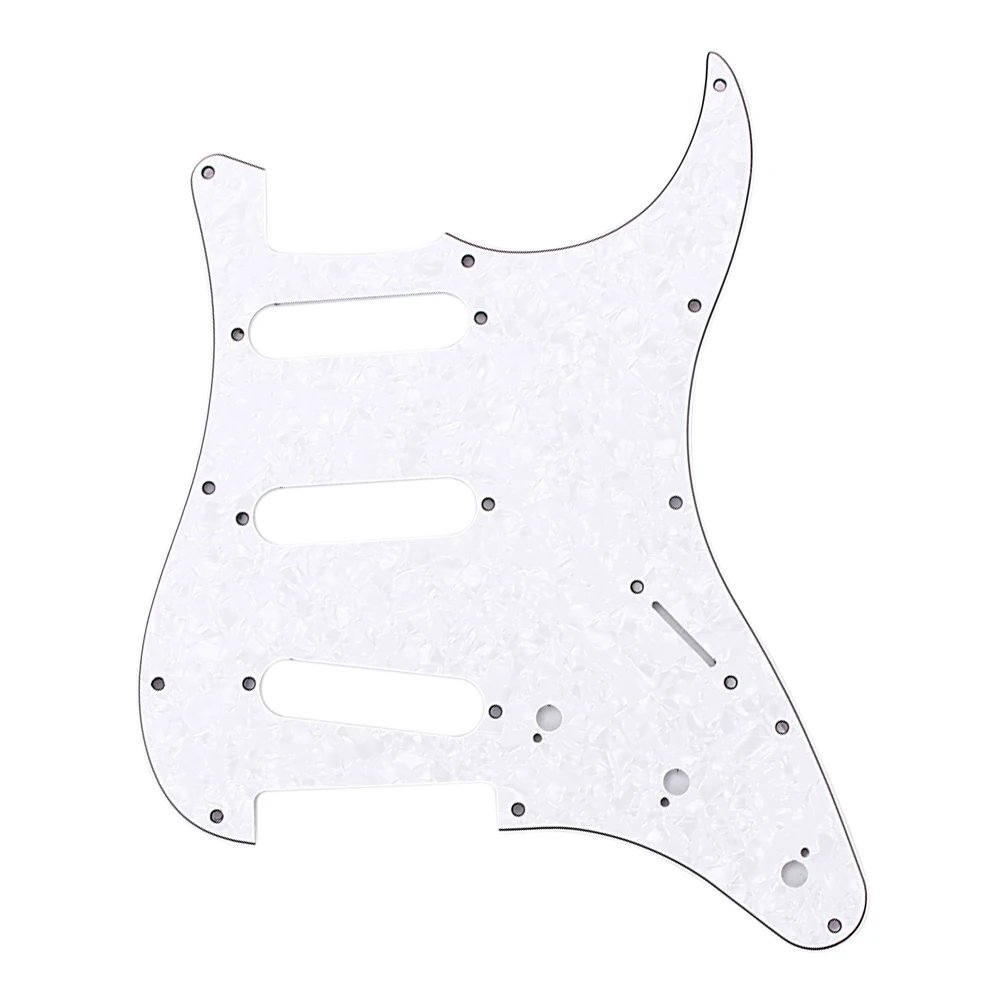 3 capas SSS Guitarra Pickguard placa para ST estilo Guitarra eléctrica Guitarra Pickguards 3 colores Avaliable Guitarra Accesorios
