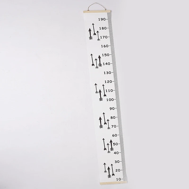 Деревянная настенная подвесная детская Таблица роста, измерительная линейка высоты, Настенная Наклейка для детской комнаты, скандинавского декора, 20x200 см