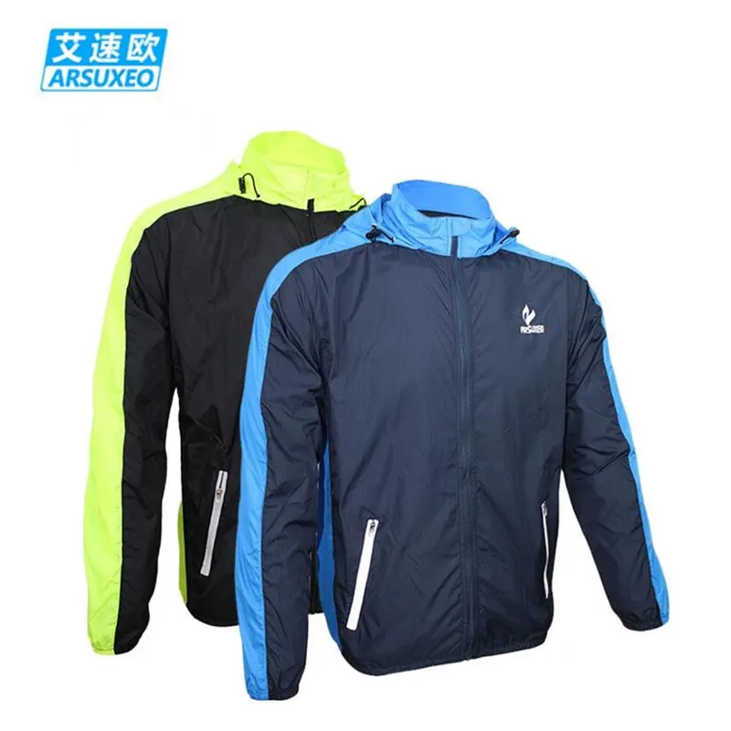 

ARSUXEO outdoor sports chaqueta hombre Windproof Pack cycling bike bicycle ropa ciclismo Jacket MTB coat jersey clothes