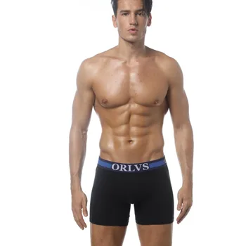 

New Mens Underwear Boxers Long Men Boxer Homme Slip Panties Calzoncillos Men's Underpants Hombre Boxershorts Man 2Pcs/lot