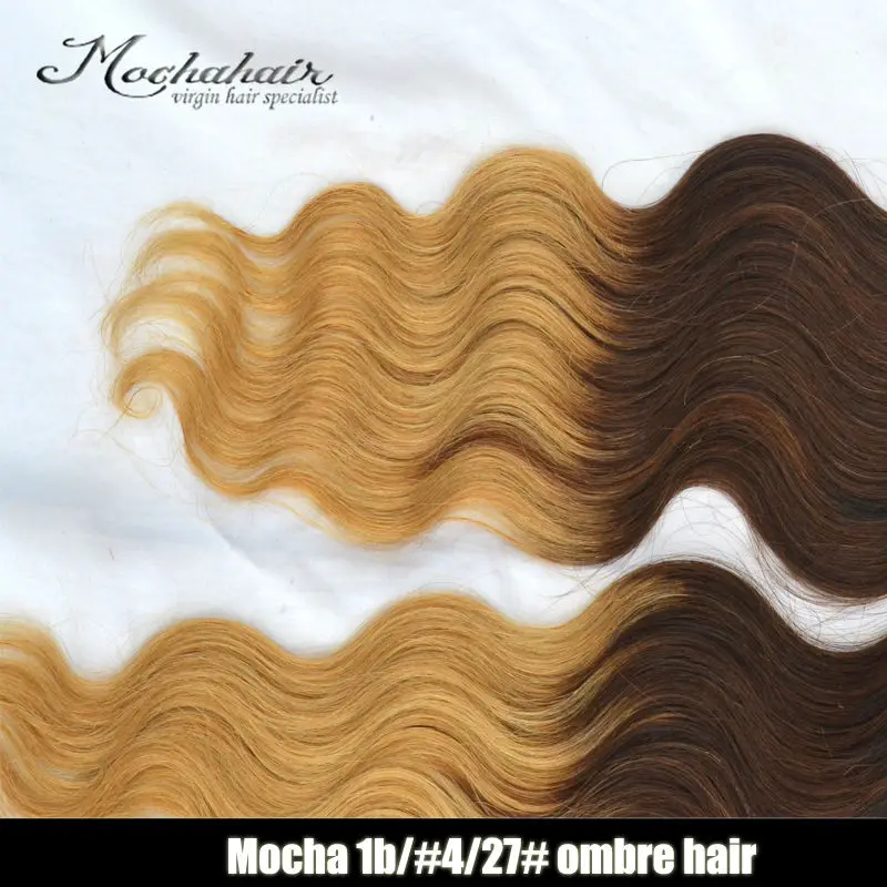 Hot Sale Mocha Hair Products Ombre Hair Extensions 1b 4 27