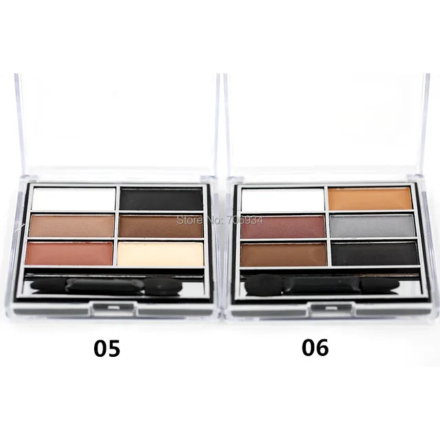 Eye Shadow Eyeshadow Palette Mattle 1pcs 6-color Makeup suite Full Size Net 7.2g BP6711 5