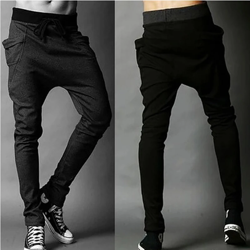 Harem Pants Men Stylish Style 2017 Casual Skinny Sweatpants Pants Dance