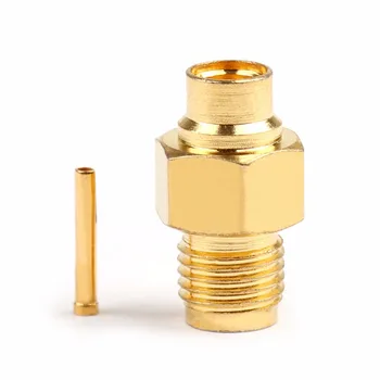 

Areyourshop SMA Female Jack Solder For Semi-rigid RG402 0.141" Cable RF 10Pcs Connector 50ohm Hot Sale Plug Jack