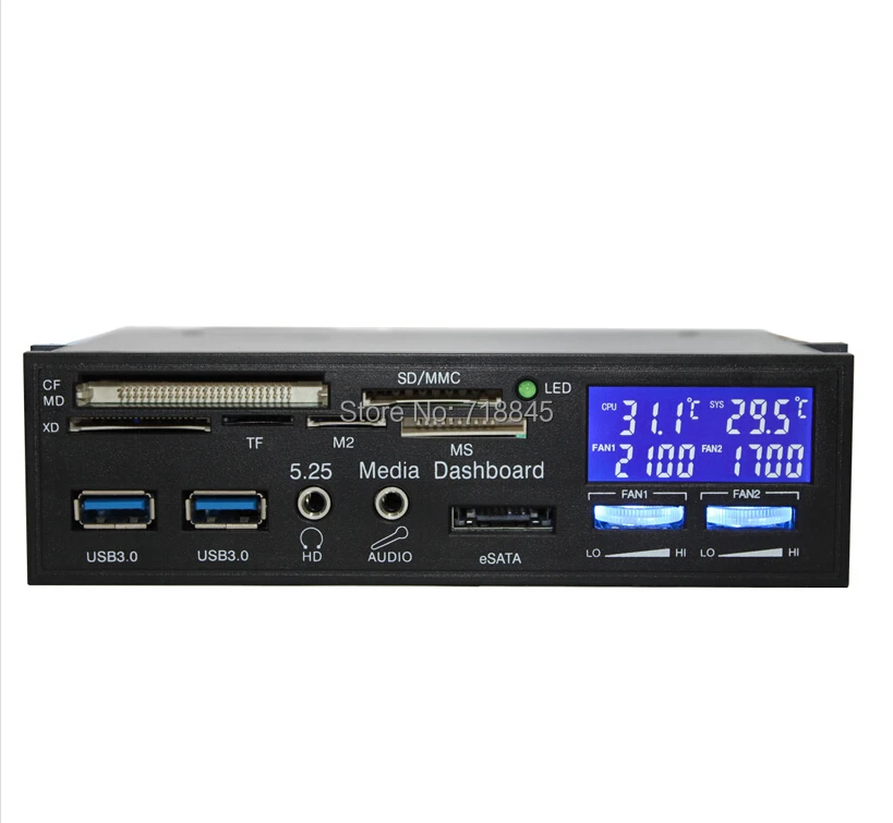 New STW 3008F computer case built in card reader multifunctional usb3.0