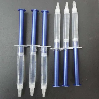 

( 100 pcs /lot) Teeth whitening gel, 35%cp 44%cp 16%hp 22%hp , 3ml with syringe tips, mint flavor