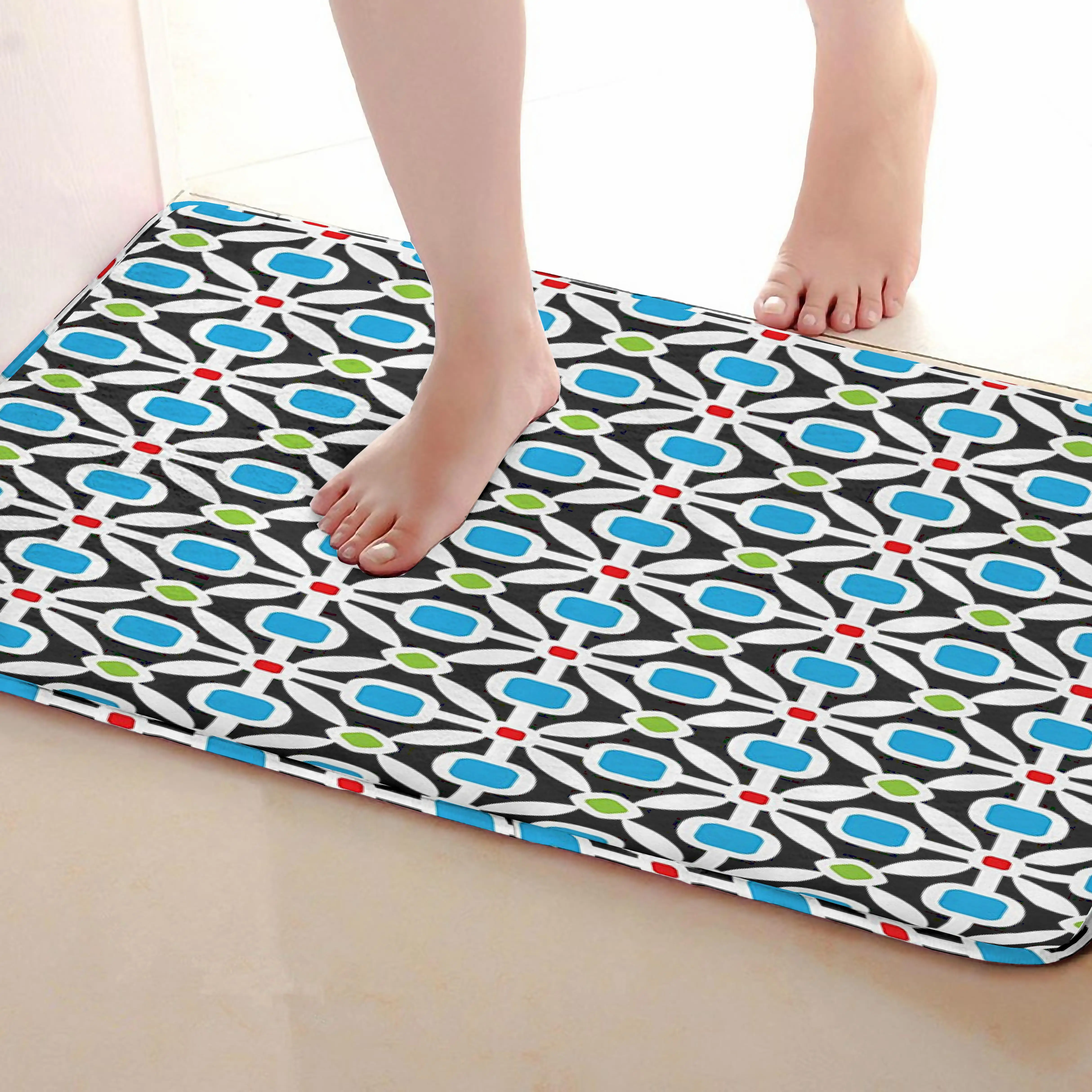 Форма Стиль Коврик для ванной комнаты, смешной Противоскользящий коврик для ванной, занавески для душа s аксессуары, соответствующие вашей душевой занавеске