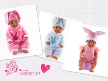 3 different colours Fashion Rabbit outfit Winter suit For 43cm New Baby Born Zaft free shipping