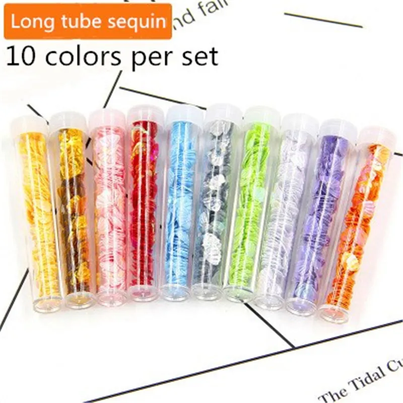 

10Pcs/Set Sequin Filler Fluffy Polymer Slime Box Toys for Children Charms Lizun Modeling Clay DIY Kit Accessories Funny Kid Gift