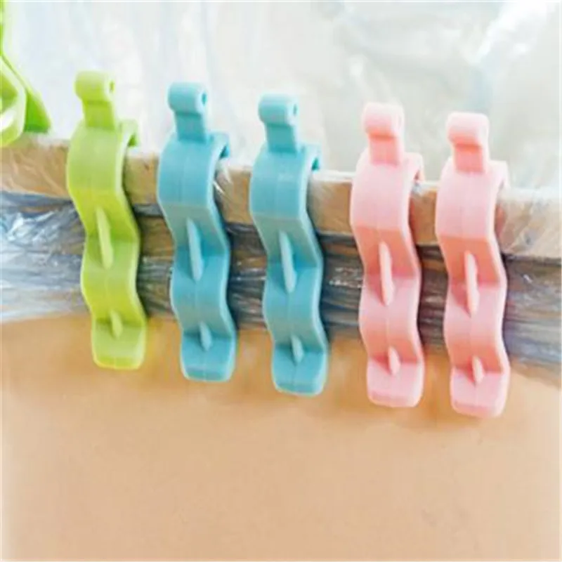 

6 pcs/set Non-Slip Clip Practical Home Organizer Trash Can Clips Plastic Fixed Garbage Bag Waste Basket Rubbish Dustbin Clamp