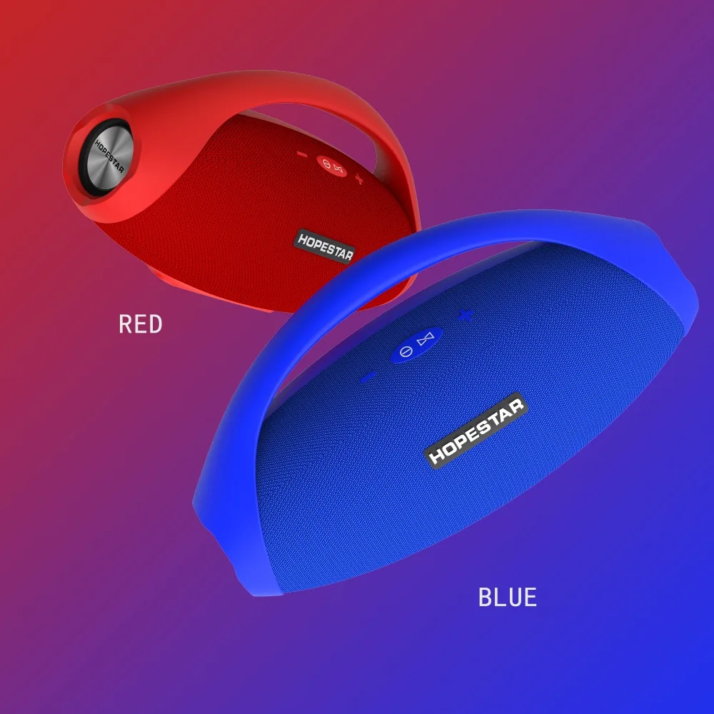 HOPESTAR H31 тяжелый бас большой мощности 32 Вт Bluetooth динамик стерео Саундбар бас беспроводной динамик сабвуфер TF USB портативный