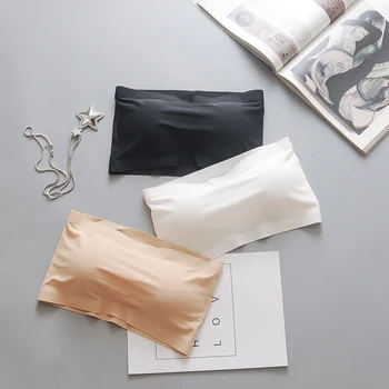 

Female Intimates Tube Tops Comfortable Underwear with Chest Pads Bra