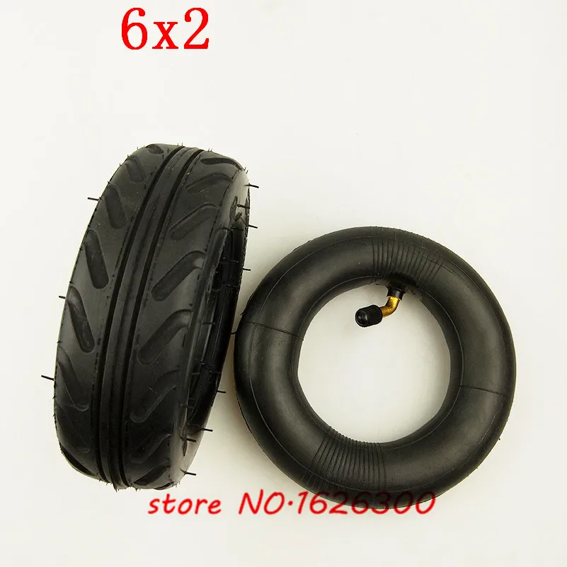 

Size 6X2 Tireand Inner Tube Set 6inch Fit for Electric Scooter Wheel Chair Truck F0 Pneumatic Wheel Trolley Cart Air Wheel Bike