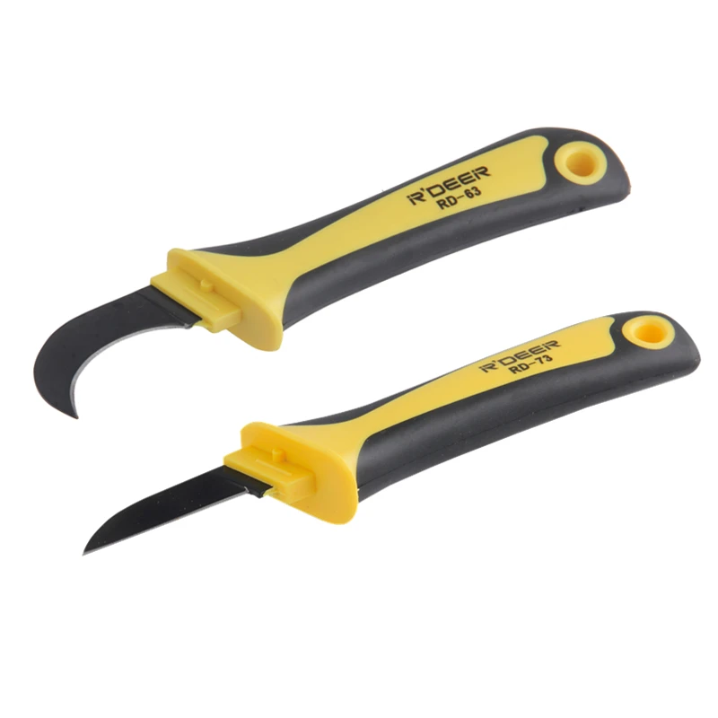 Cable Stripping Knife 175/180mm Stainless Steel Cable Cutter Wire Stripper Professional Electrician Knife Tools Cable Stripping Knife 175/180mm Stainless Steel Cable Cutter Wire Stripper Professional Electrician Knife Tools