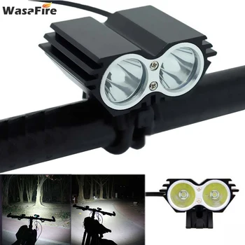 

Waterproof 7000Lm 2* XM-L T6 LED Bicycle Light Led Headlight Bike front headlamp Cycling Flashlight +Rechargable 18650 Battery