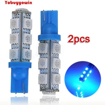 

4x T10 194 168 501 W5W 5050 SMD 13 LED Bleu Ampoule Lampe VEILLEUSE 12V Voiture lumiere
