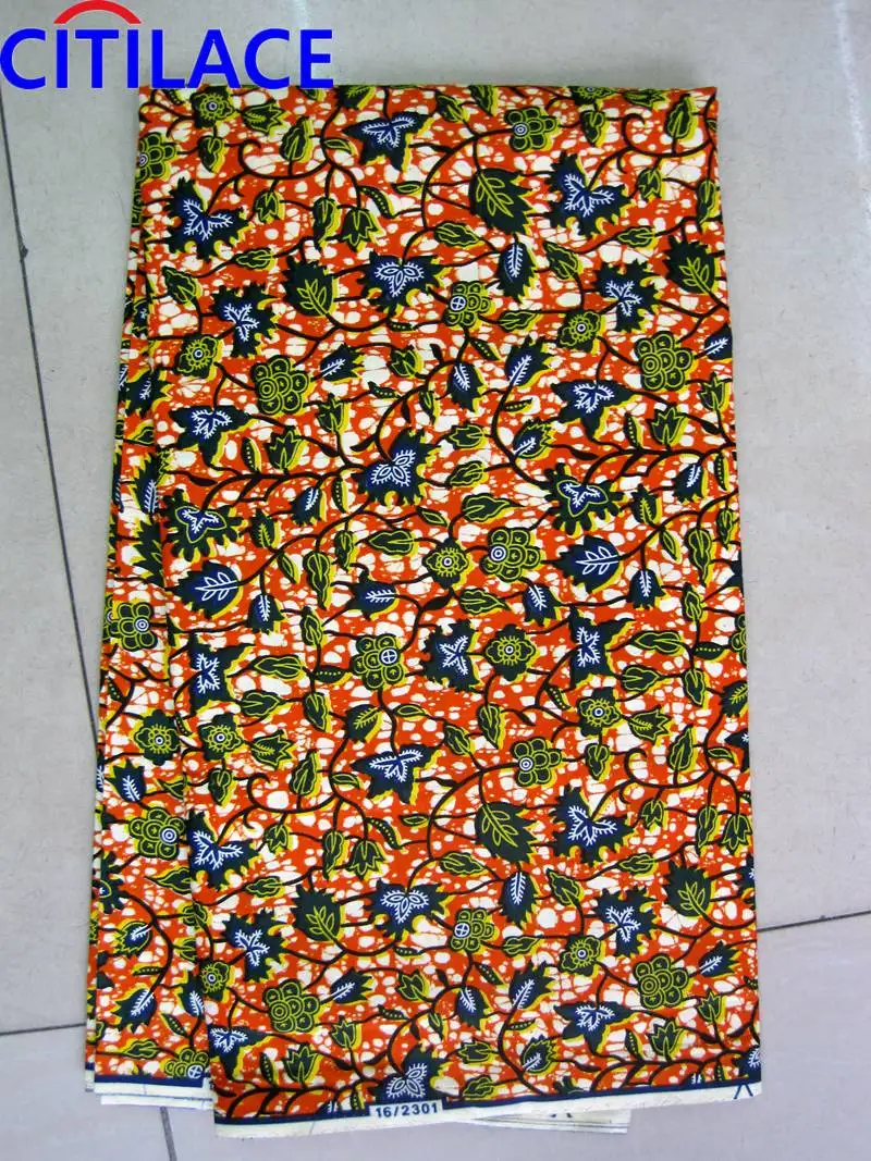 guaranteed real dutch wax block prints hollandais printed in Holland 6 yards H858 100% |