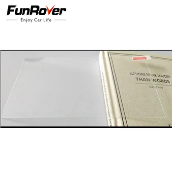 

Funrover 9 " 2din Car Tempered Glass for Radio DVD GPS LCD Not for fulltouch Screen Film Sticker Protective tape recorder stereo