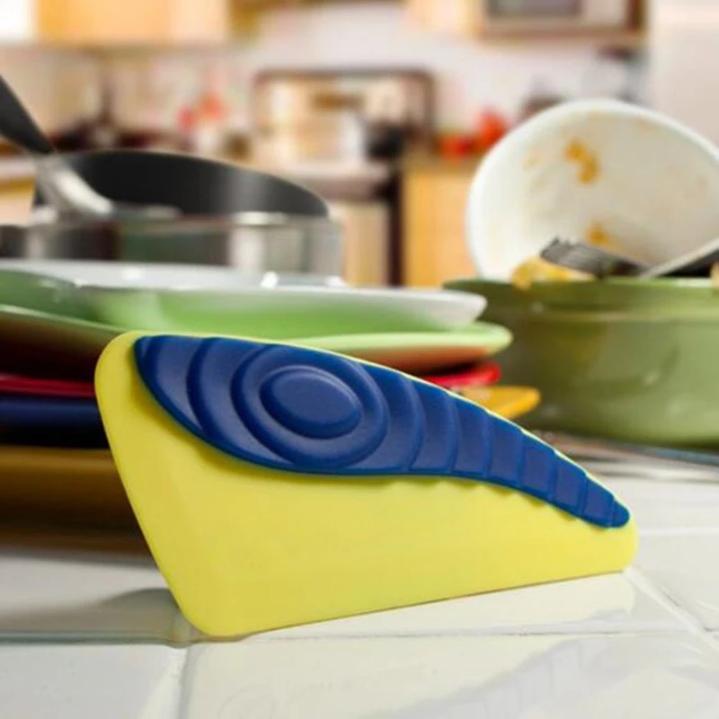 

Durable Practical2019Pastry Spatulas Cake Baking Blade Food Silicone Pan Cleaning Tableware Scraper Kitchen Tools Pot multicolor