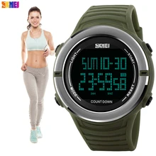 SKMEI новые спортивные часы Для мужчин Мода многофункциональных военные часы 50 м Водонепроницаемый Цифровые наручные часы Relogio masculino 1209