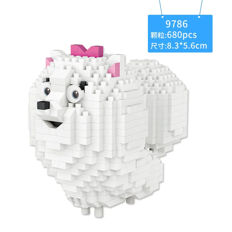 

Small Grain Diamond New Creative Building Blocks kit Bricks Elf Educational Toys for Children gift Pikachu
