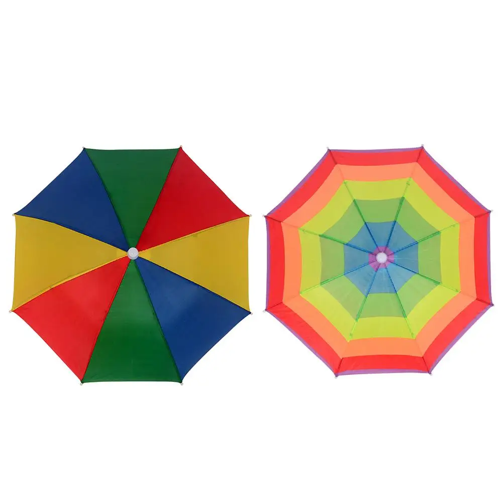 

Summer Beach Foldable Headwear Anti-ultraviolet Shade Children Head Umbrella hat for baby kids summer holiday