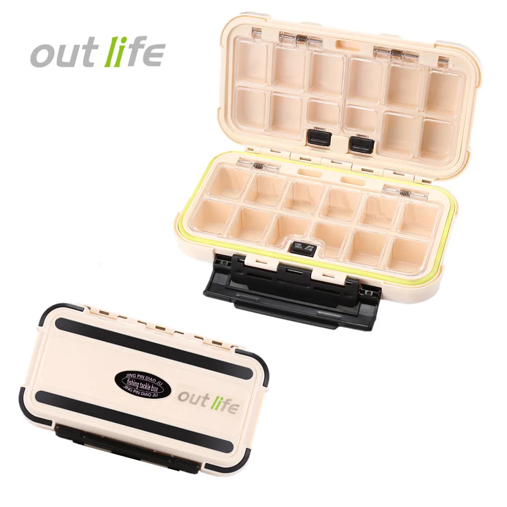 Outlife Fly Fishing Tackle Boxes Waterproof Fly Hook Fishing Lure Bait