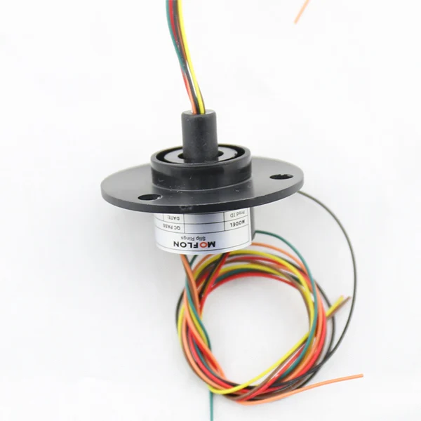 

MOFLON slipring OD 22.00mm Length 19mm 6 wires 2A capsule slip ring MC190