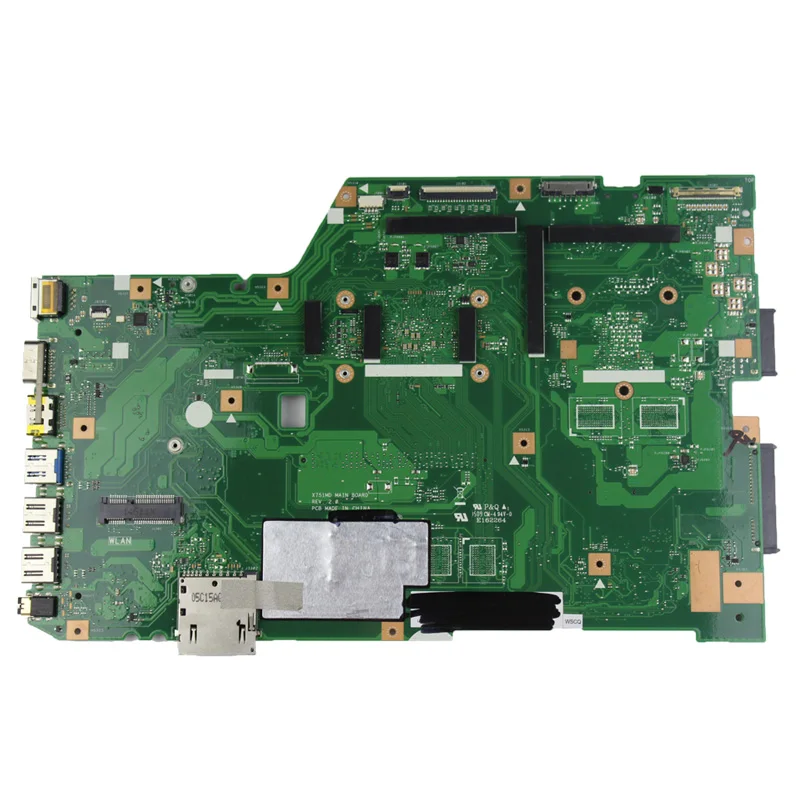 X751MA материнская плата для ноутбука N3530 4 ядра rev2.0 For Asus k751M K751MA R752M R752MA X751MD тестовая