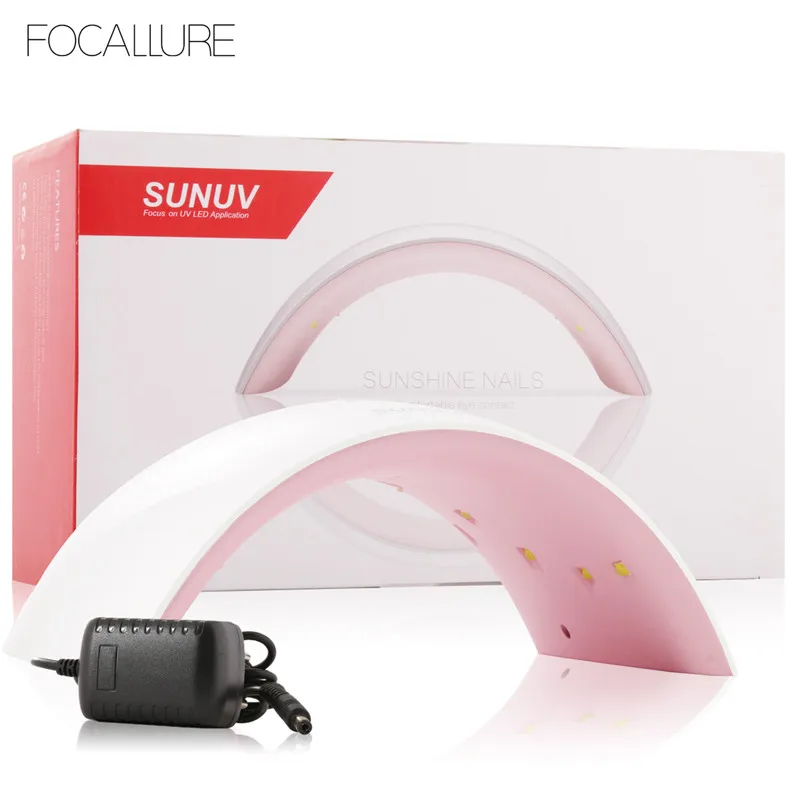 

FOCALLURE SUN9c 24W Nail Lamp Nail Dryer for Gel Nail Machine Curing Gel Polish Best for Personal Home Manicure Curing Nail Tool