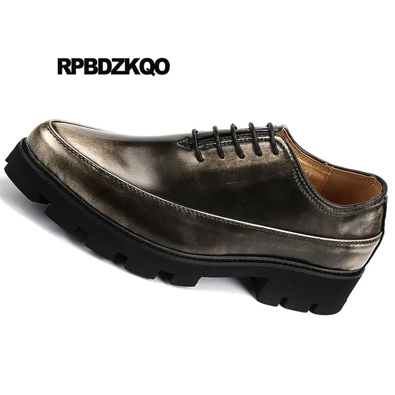golden Chine 2 Golden Ascenseur Élégant Confort Vintage 1 1 golden De black Or Hommes Mocassins Lacent Caoutchouc Mode Elevator Lianes Partie 2018 Elevator Red D'été 1 Rétro 2 wine wine Casual En Designer black 2 Elevator golden w61CHnIq