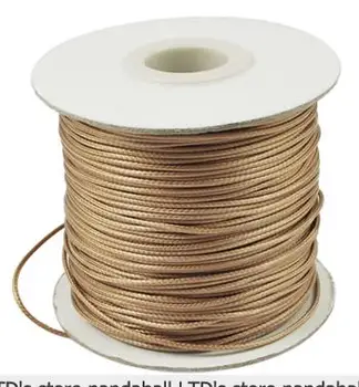 

Waxed Polyester Cord, Bead Cord, BurlyWood, 1.5mm, about 200yards/roll