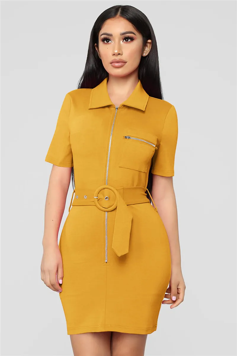 short sleeve shirt dress29