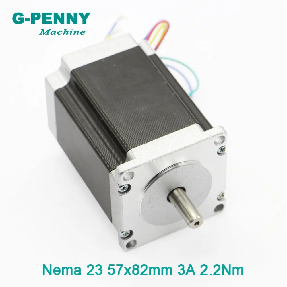 NEMA23 CNC Stepper Motor 57x82mm 2.2N.m nema23 step motor 3A 315Oz in