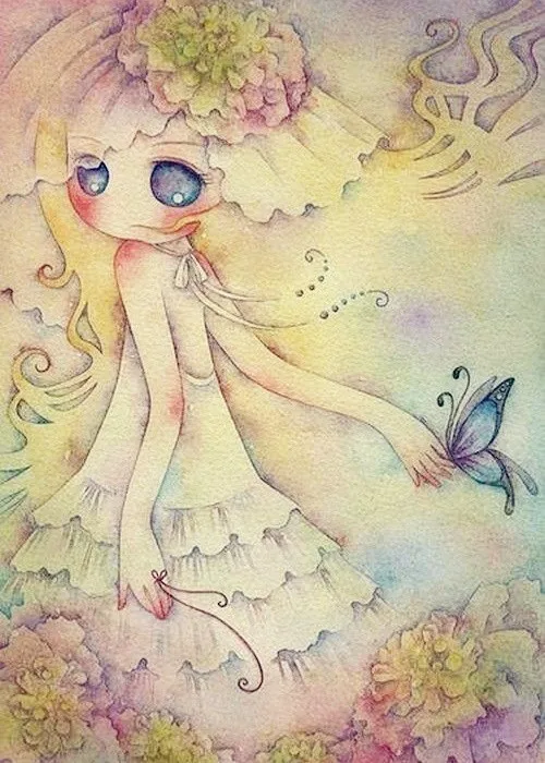 Evershine Diamond Embroidery Fairy Full Square Rhinestones Diamond Paining Cross Stitch Beautiful Girl Picture Of Rhinestones - Цвет: V7300