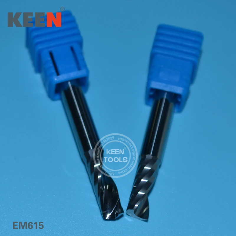 Em6.15 мм с одной канавкой алюминий фреза/CNC фреза Бит/1 Флейта Спираль Бит для дерева