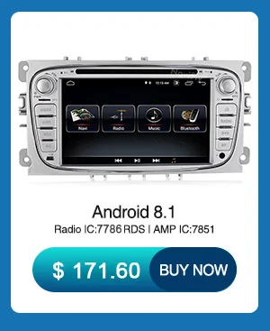 Excellent NaviFly 2 Din Android 9.1 car dvd GPS for FORD/Focus/S-MAX/Mondeo/C-MAX/Galaxy AutoRadio multimadia stereo player 2G RAM 7708IC 0