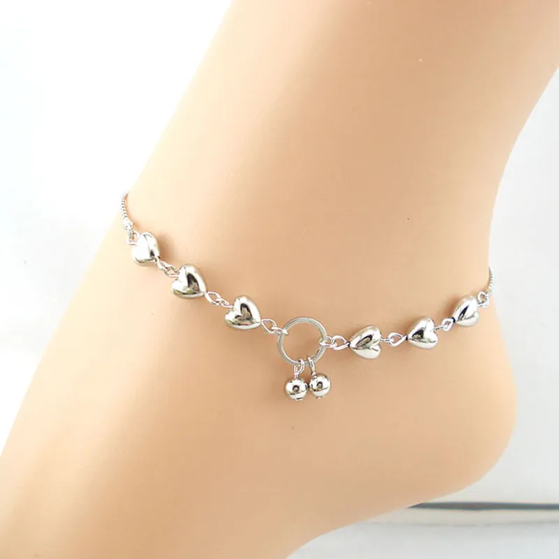 

Fashion Women Heart Cherries Anklet Ankle Bracelet Sexy Barefoot Sandal Beach Foot for Lady Perfect Gift bijoux femme Dropship