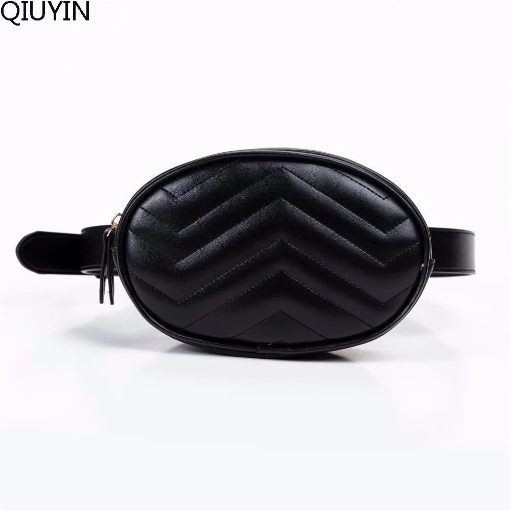 

QIUYIN Fanny Bags Ladies Fit 5 inches phones Vintage Waist Bag Women Alligator Leather Belt Bag Waist Pack Travel Belt Wallets