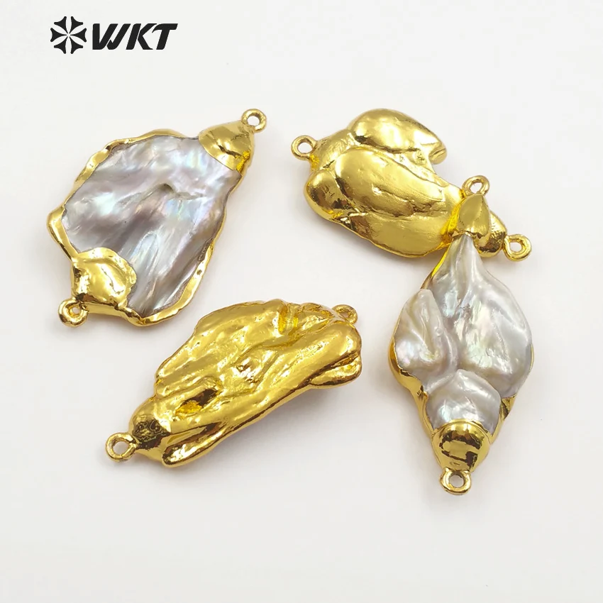WT JP079 WKT Freeshape ювелирные изделия с двойными крючками задняя часть полностью