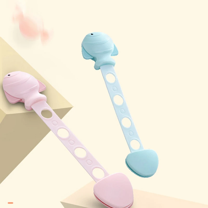 للأطفال الأمن متعددة الوظائف الأسماك الصغيرة مكافحة قرصة درج الغرز المتشابكة اليد الأمن حماية الطفل أقفال خزانة