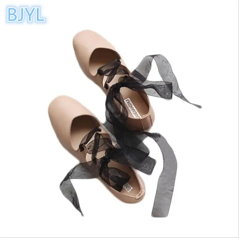 

BJYL Doudou Shoes Women's Spring 2018 New Mori Shoes Shallow Shoes Ballet Low heel Shoes